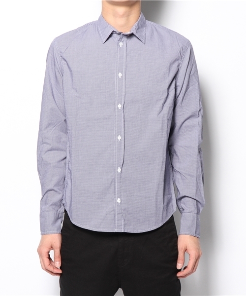 The SAZABY LEAGUE SELECT(ザサザビーリーグセレクト)の「Frank&Eileen PAUL/NVMCK(シャツ/ブラウス・メンズ・ネイビー・SMALL/MEDIUM/X-SMALL/XX-SMALL)」の1枚目の写真