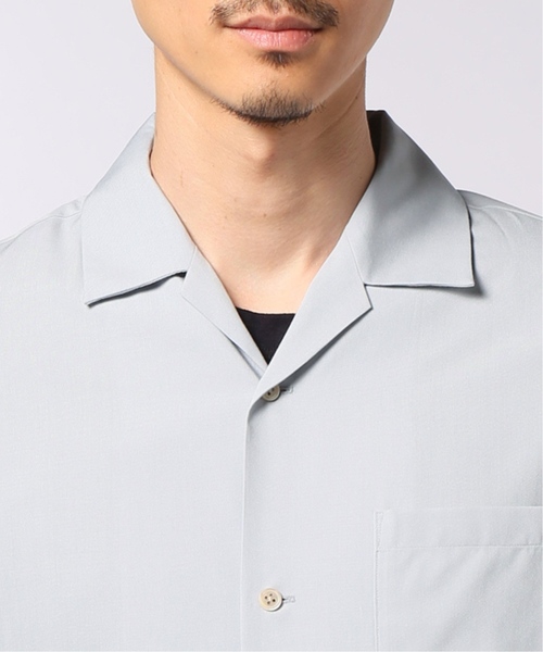 EDIFICE（エディフィス）の「ライトオープンカラー シャツ（シャツ/ブラウス・メンズ・ブラック/アイボリー/ネイビー/サックスブルー・SMALL/MEDIUM/LARGE/X-LARGE）」の10枚目の写真