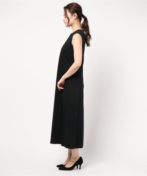 La TOTALITE(ラトータリテ)の「フレアマキシワンピース【手洗い可能】◆(ワンピース・レディース・ブラック/ブラウン・FREE)」の6枚目の写真