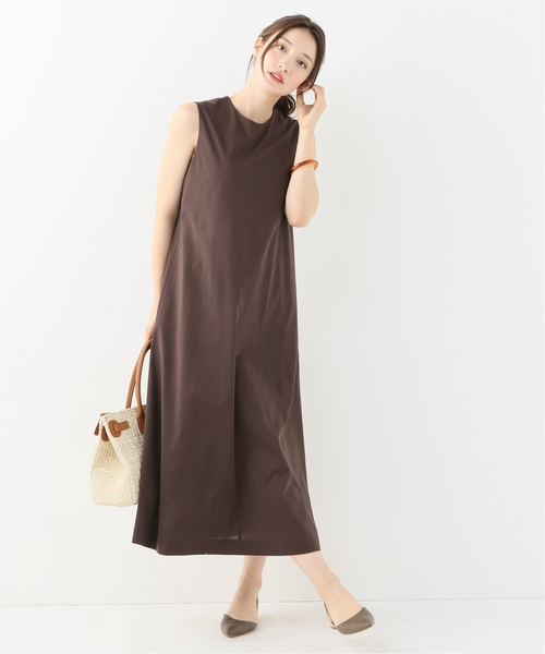 La TOTALITE(ラトータリテ)の「フレアマキシワンピース【手洗い可能】◆(ワンピース・レディース・ブラック/ブラウン・FREE)」の2枚目の写真