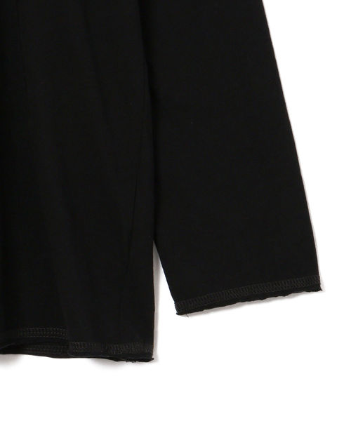 SHIPS(シップス)の「Primary Navy Label:コットンクルーネックプルオーバー(Tシャツ/カットソー・レディース・ブラック/オフホワイト・38/36)」の4枚目の写真