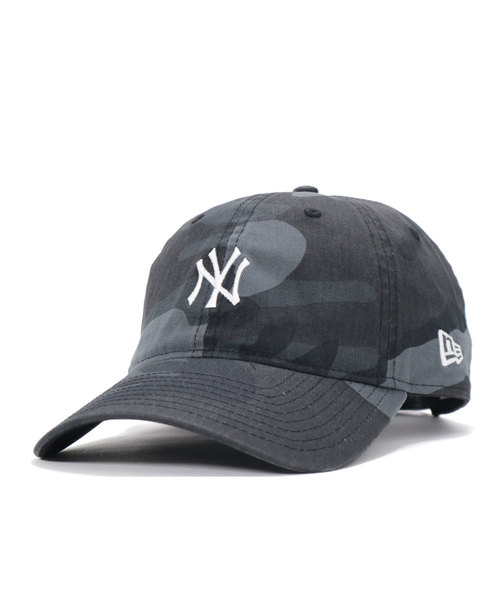 NEW ERA ニューエラ 9THIRTY MLB ニューヨークヤンキース フライト キャップ M-L ブラウン ドッグイヤー 帽子 メンズ