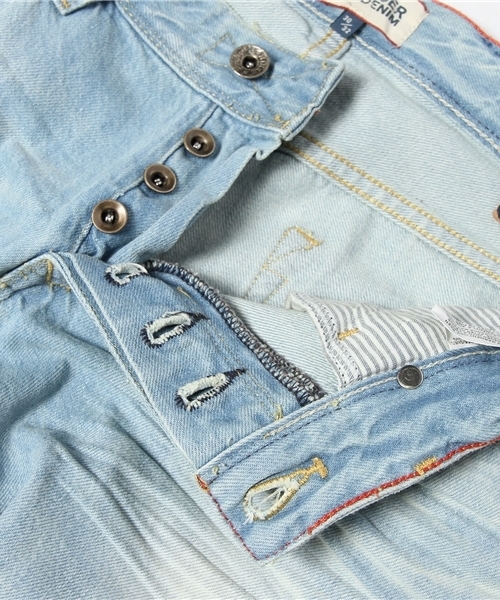 TOMMY HILFIGER（トミーヒルフィガー）の「Scanton OTUSLV（デニムパンツ・メンズ・ライトインディゴブルー・30inch/29inch/34inch/31inch/32inch）」の6枚目の写真