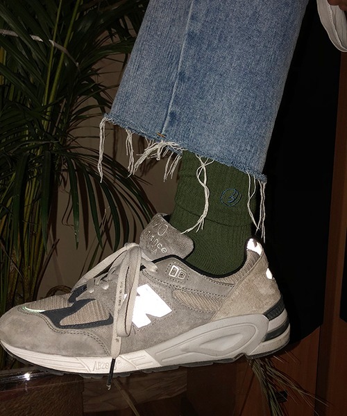 MASONPRINCE(メイソンプリンス)の「【MASONPRINCE】シンプル ブランドロゴ 8カラーソックス(ソックス/靴下・メンズ・ブラック/ブルー/ブラウン/グレー/アイボリー/カーキ/レッド/ホワイト・FREE)」の7枚目の写真