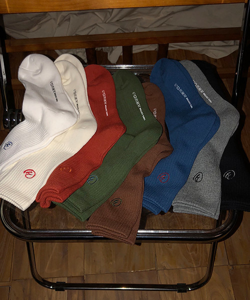 MASONPRINCE(メイソンプリンス)の「【MASONPRINCE】シンプル ブランドロゴ 8カラーソックス(ソックス/靴下・メンズ・ブラック/ブルー/ブラウン/グレー/アイボリー/カーキ/レッド/ホワイト・FREE)」の9枚目の写真