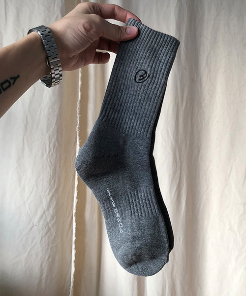 MASONPRINCE(メイソンプリンス)の「【MASONPRINCE】シンプル ブランドロゴ 8カラーソックス(ソックス/靴下・メンズ・ブラック/ブルー/ブラウン/グレー/アイボリー/カーキ/レッド/ホワイト・FREE)」の12枚目の写真