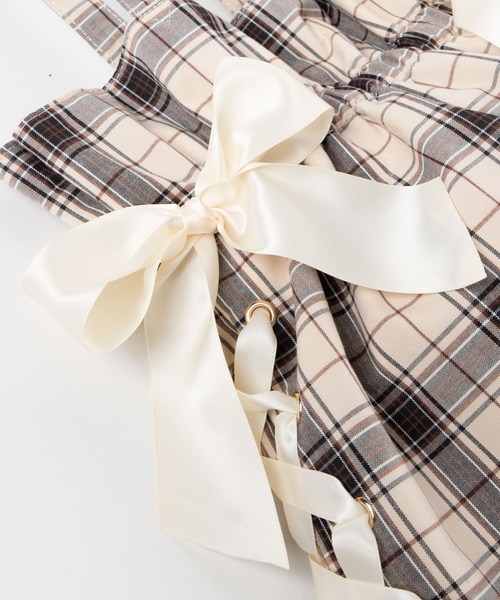 WEGO（ウィゴー）の「WEGO/サイドレースアップリボン巾着トートバッグ（トートバッグ・レディース・ブラック/キナリ/その他2/その他1・FREE）」の14枚目の写真