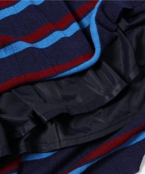 ROSE BUD(ローズバッド)の「LK-14223 MULTI ST PLEATED SKIRT(スカート・レディース・ネイビー/グレー・ONE SIZE)」の4枚目の写真