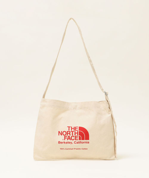 THE NORTH FACE(ザノースフェイス)の「THE NORTH FACE:ミュゼットバッグ(トートバッグ・レディース・ホワイト/グレー/レッド・ONE SIZE)」の1枚目の写真