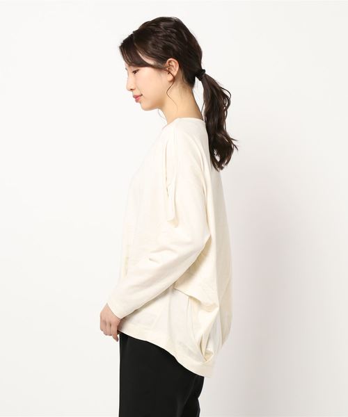AMERICAN HOLIC(アメリカンホリック)の「フロントタックカットプルオーバー *●(Tシャツ/カットソー・レディース・ブラック/アイボリー/ブルー系その他2・L/M)」の4枚目の写真