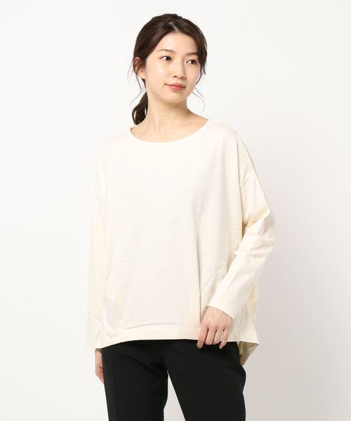 AMERICAN HOLIC(アメリカンホリック)の「フロントタックカットプルオーバー *●(Tシャツ/カットソー・レディース・ブラック/アイボリー/ブルー系その他2・L/M)」の6枚目の写真