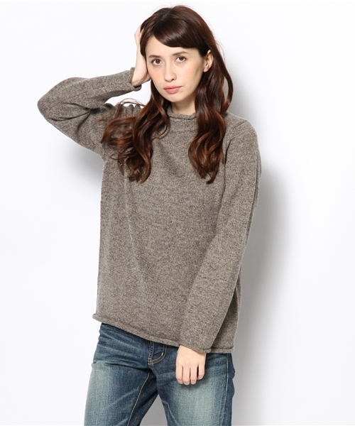 BEAMS BOY（ビームスボーイ）の「WARREN SCOTT×BEAMS BOY / ロールネック セーター（ニット/セーター・レディース・ホワイト/グレー/ブルー・ONE SIZE）」の3枚目の写真