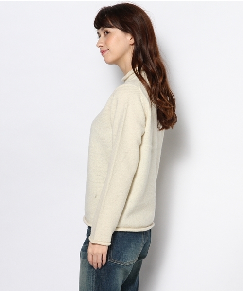BEAMS BOY（ビームスボーイ）の「WARREN SCOTT×BEAMS BOY / ロールネック セーター（ニット/セーター・レディース・ホワイト/グレー/ブルー・ONE SIZE）」の5枚目の写真