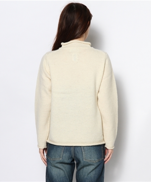 BEAMS BOY（ビームスボーイ）の「WARREN SCOTT×BEAMS BOY / ロールネック セーター（ニット/セーター・レディース・ホワイト/グレー/ブルー・ONE SIZE）」の6枚目の写真