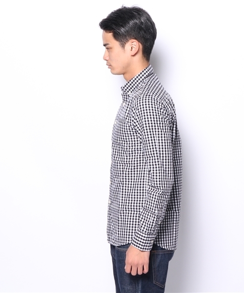 WEGO(ウィゴー)の「WEGO/ギンガムチェックシャツ(シャツ/ブラウス・メンズ・レッド/ブラック・LARGE/MEDIUM)」の4枚目の写真