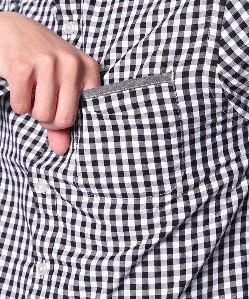 WEGO(ウィゴー)の「WEGO/ギンガムチェックシャツ(シャツ/ブラウス・メンズ・レッド/ブラック・LARGE/MEDIUM)」の9枚目の写真