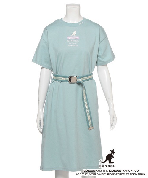 セール Kangol ロゴガチャベルトつきワンピース ワンピース Lindsay リンジィ のファッション通販 Zozotown