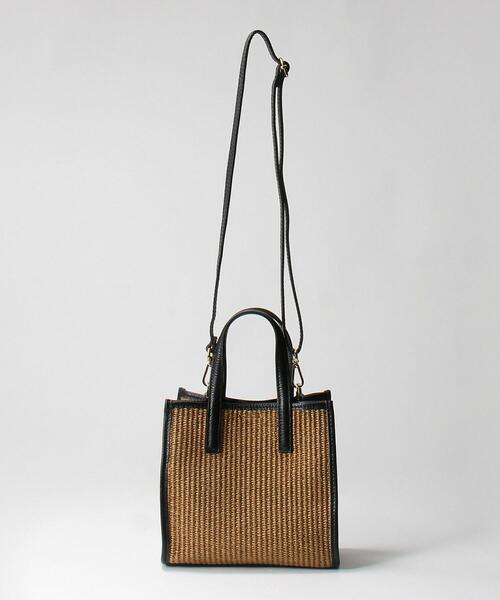 LAURA DI MAGGIO（ローラディマッジオ）の「[別注][ローラディマッジオ][LAURA DI MAGGIO] FFC ミニ ボックス2WAY バッグ（ショルダーバッグ・レディース・モカ/ブラック・FREE）」の10枚目の写真