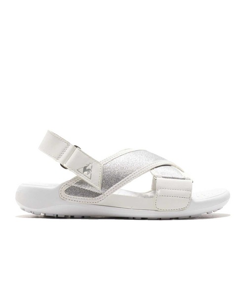 le coq sportif(ルコックスポルティフ)の「le coq sportif ルコック スポルティフ LA JUAN CROSS BRLT RACK(サンダル・レディース・ホワイト/ブラック・23.0cm/24.0cm/25.0cm)」の8枚目の写真