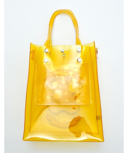 Little sunny bite（リトルサニーバイト）の「Cutie bear LSB logo pvc bag（トートバッグ・レディース・ピンク/イエロー/クリア・FREE）」の18枚目の写真