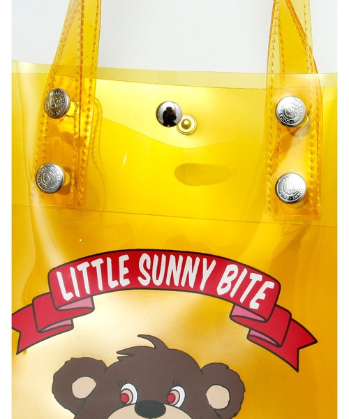 Little sunny bite（リトルサニーバイト）の「Cutie bear LSB logo pvc bag（トートバッグ・レディース・ピンク/イエロー/クリア・FREE）」の15枚目の写真