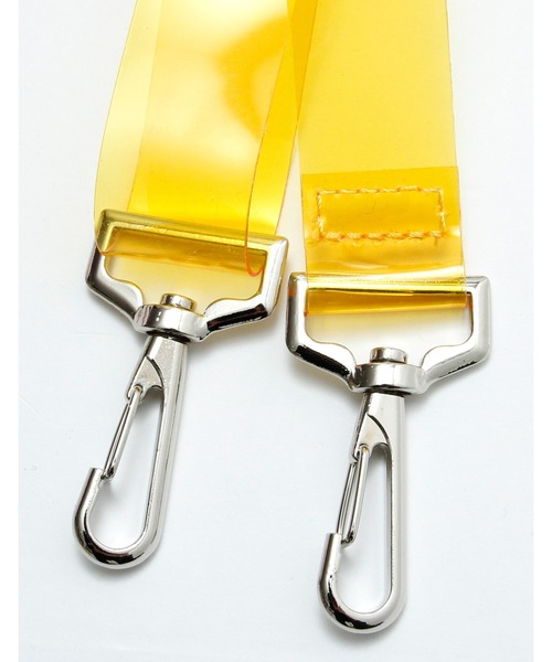 Little sunny bite（リトルサニーバイト）の「Cutie bear LSB logo pvc bag（トートバッグ・レディース・ピンク/イエロー/クリア・FREE）」の8枚目の写真