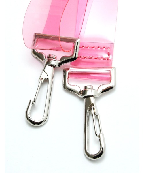 Little sunny bite（リトルサニーバイト）の「Cutie bear LSB logo pvc bag（トートバッグ・レディース・ピンク/イエロー/クリア・FREE）」の20枚目の写真