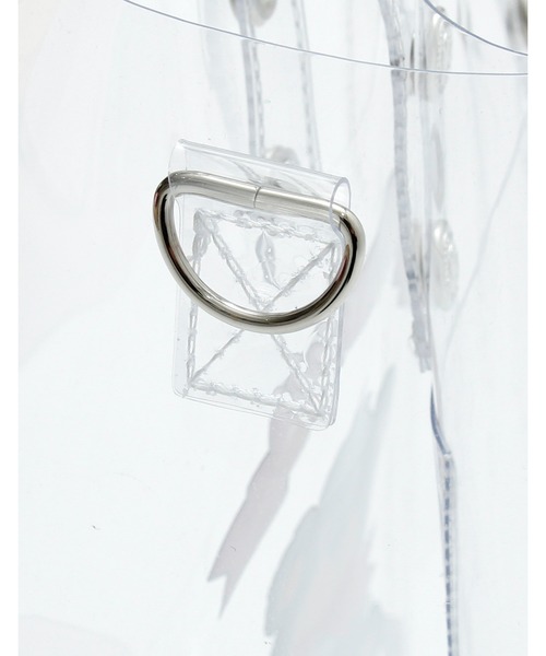 Little sunny bite（リトルサニーバイト）の「Cutie bear LSB logo pvc bag（トートバッグ・レディース・ピンク/イエロー/クリア・FREE）」の10枚目の写真