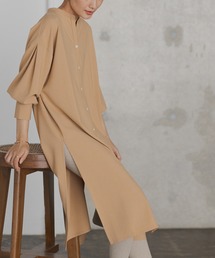 ADAM ET ROPE' | サイドスリットシャツワンピース(ワンピース)