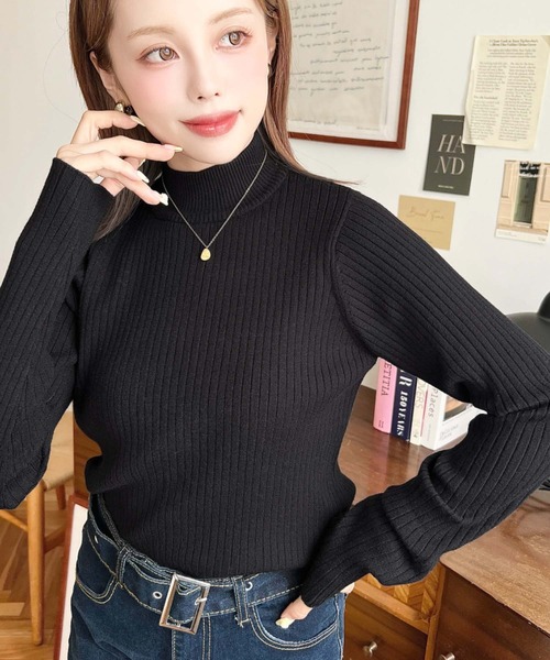 定価4万*ロンハーマン カシミヤボトルネックニットプルオーバー シルクカシミヤ ボトルネック プルオーバー 通販 - ディノス