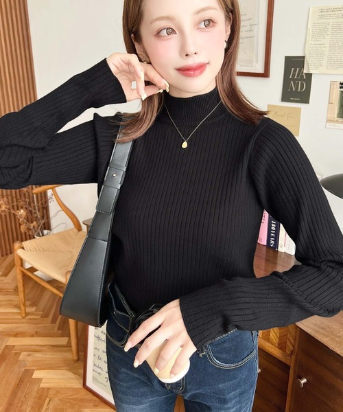 セール】【累計販売枚数12万枚突破！】12G ボトルネックワイドリブ