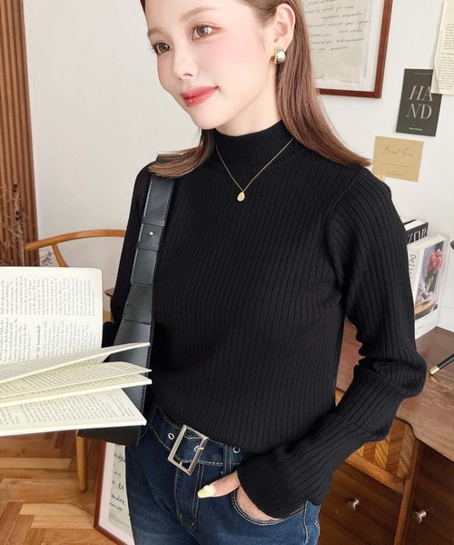 MICA&amp;DEAL - MICA&amp;DEAL オーバーサイズ ボトル ネック ニット セーター トップス KNIT | MICA&DEAL ONLINE STORE