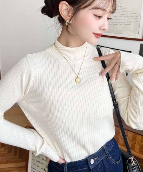 セール】【累計販売枚数12万枚突破！】12G ボトルネックワイドリブ