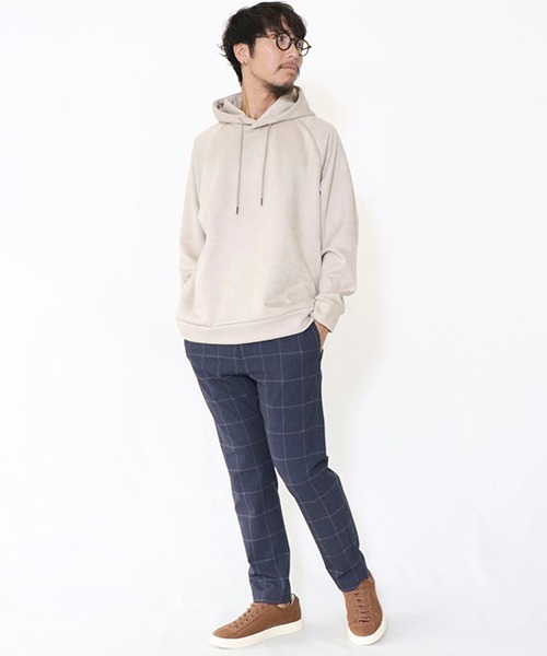 COMME　CA COMMUNE（コムサコミューン）の「ストレッチグレンチェッククライミングパンツ（その他パンツ・メンズ・ライトグレー/ネイビー・SMALL/MEDIUM/LARGE）」の4枚目の写真