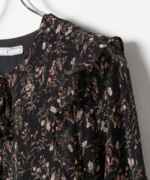 WEGO（ウィゴー）の「WEGO/フラワーフリルワンピース（ワンピース・レディース・ホワイト/ブラック・FREE）」の12枚目の写真