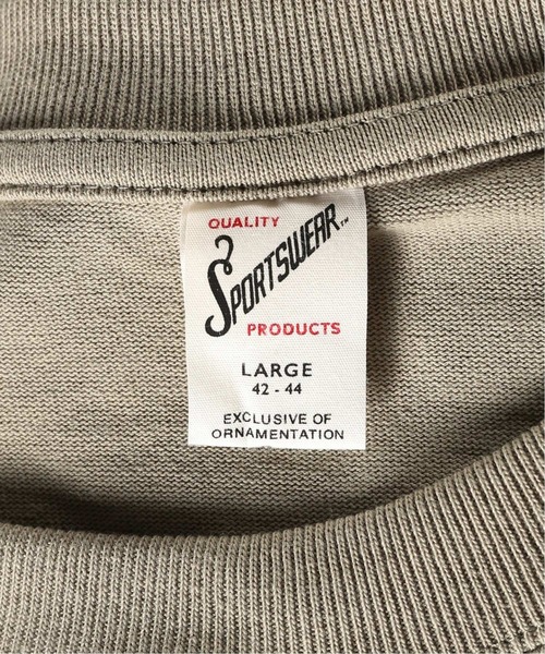 JOURNAL STANDARD relume(ジャーナルスタンダード レリューム)の「【SPORTS WEAR / スポーツウェア】 10oz JERSEY プルオーバー(Tシャツ/カットソー・メンズ・ホワイト/ライトグレー/ブラック/ベージュ・MEDIUM/LARGE/X-LARGE)」の16枚目の写真