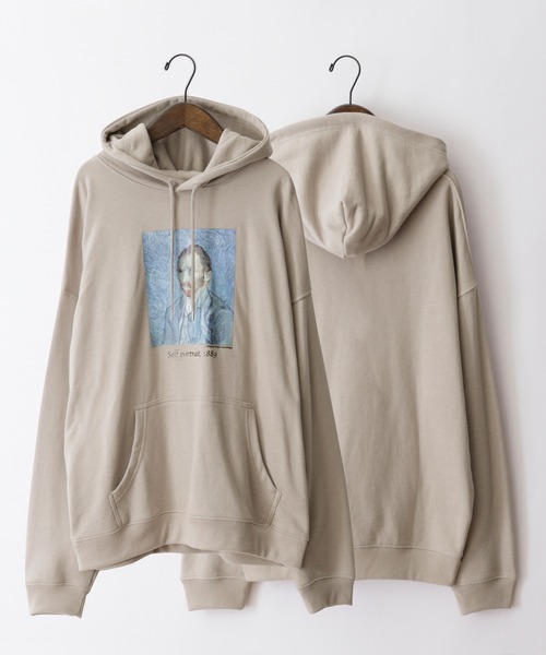 MONO-MART（モノマート）の「別注プリントART オーバーサイズ裏毛プルオーバーパーカー（パーカー・メンズ・ブラウン系その他3/ベージュ系その他/ホワイト系その他2/ホワイト系その他/ベージュ系その他4/グリーン系その他2/ブラック系その他4/ホワイト系その他3/ブラウン系その他/ブラック系その他/グリーン系その他4/グレー系その他3/グレー系その他5/ベージュ系その他3/ホワイト系その他4/グリーン系その他/グレー系その他4/ベージュ系その他2/ブラウン系その他2/グリーン系その他5/ブラウン系その他4/ブラック系その他5/ホワイト系その他5/グレー系その他2/グレー系その他/ブラック系その他3/グリーン系その他3/ベージュ系その他5/ブラウン系その他5/ブラック系その他2・M/L/S）」の21枚目の写真