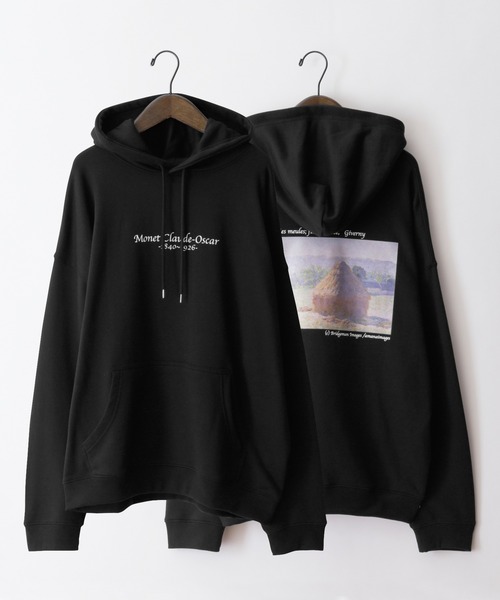 MONO-MART（モノマート）の「別注プリントART オーバーサイズ裏毛プルオーバーパーカー（パーカー・メンズ・ブラウン系その他3/ベージュ系その他/ホワイト系その他2/ホワイト系その他/ベージュ系その他4/グリーン系その他2/ブラック系その他4/ホワイト系その他3/ブラウン系その他/ブラック系その他/グリーン系その他4/グレー系その他3/グレー系その他5/ベージュ系その他3/ホワイト系その他4/グリーン系その他/グレー系その他4/ベージュ系その他2/ブラウン系その他2/グリーン系その他5/ブラウン系その他4/ブラック系その他5/ホワイト系その他5/グレー系その他2/グレー系その他/ブラック系その他3/グリーン系その他3/ベージュ系その他5/ブラウン系その他5/ブラック系その他2・M/L/S）」の9枚目の写真