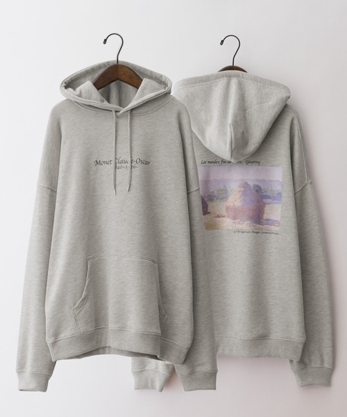 MONO-MART（モノマート）の「別注プリントART オーバーサイズ裏毛プルオーバーパーカー（パーカー・メンズ・ブラウン系その他3/ベージュ系その他/ホワイト系その他2/ホワイト系その他/ベージュ系その他4/グリーン系その他2/ブラック系その他4/ホワイト系その他3/ブラウン系その他/ブラック系その他/グリーン系その他4/グレー系その他3/グレー系その他5/ベージュ系その他3/ホワイト系その他4/グリーン系その他/グレー系その他4/ベージュ系その他2/ブラウン系その他2/グリーン系その他5/ブラウン系その他4/ブラック系その他5/ホワイト系その他5/グレー系その他2/グレー系その他/ブラック系その他3/グリーン系その他3/ベージュ系その他5/ブラウン系その他5/ブラック系その他2・M/L/S）」の14枚目の写真