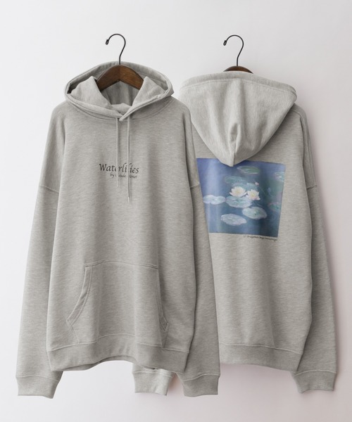 MONO-MART（モノマート）の「別注プリントART オーバーサイズ裏毛プルオーバーパーカー（パーカー・メンズ・ブラウン系その他3/ベージュ系その他/ホワイト系その他2/ホワイト系その他/ベージュ系その他4/グリーン系その他2/ブラック系その他4/ホワイト系その他3/ブラウン系その他/ブラック系その他/グリーン系その他4/グレー系その他3/グレー系その他5/ベージュ系その他3/ホワイト系その他4/グリーン系その他/グレー系その他4/ベージュ系その他2/ブラウン系その他2/グリーン系その他5/ブラウン系その他4/ブラック系その他5/ホワイト系その他5/グレー系その他2/グレー系その他/ブラック系その他3/グリーン系その他3/ベージュ系その他5/ブラウン系その他5/ブラック系その他2・M/L/S）」の16枚目の写真