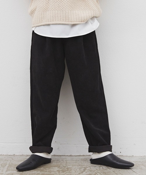 Libra Cue（リブラ キュー）の「コーデュロイシェフパンツ（その他パンツ・レディース・ホワイト/ブラック/グレー/ブラウン・FREE）」の15枚目の写真