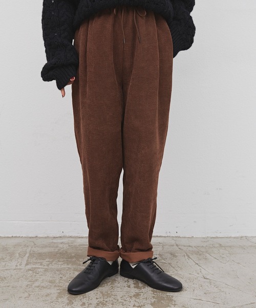 Libra Cue（リブラ キュー）の「コーデュロイシェフパンツ（その他パンツ・レディース・ホワイト/ブラック/グレー/ブラウン・FREE）」の22枚目の写真