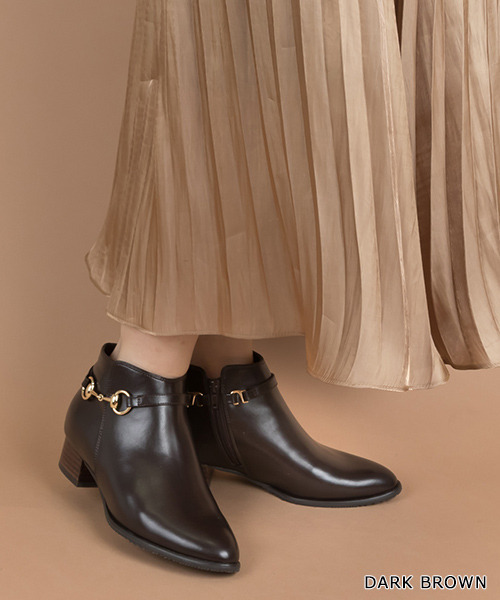 セール 3e幅広 晴雨兼用warm 2wayビット付ベルトショートブーツ ブーツ Randa ランダ のファッション通販 Zozotown