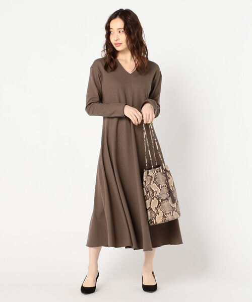 セール ウールジャージ圧縮ワンピース ワンピース Nolley S Sophi ノーリーズソフィ のファッション通販 Zozotown