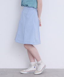 CHILD WOMAN（チャイルドウーマン）の「☆バイヤスギンガムジャージ ゴアードスカート（スカート）」