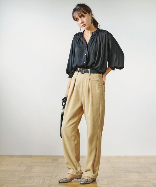 GeeRA(ジーラ)の「スクエアセパレートフラットシューズ(パンプス・レディース・パイソン/ブラック/アイボリー・SMALL/LARGE/MEDIUM/X-LARGE)」の15枚目の写真