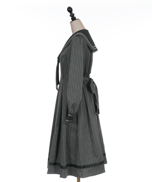 axes femme（アクシーズファム）の「ストライプセーラーワンピ