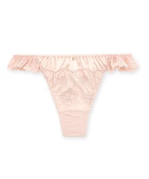 fran de lingerie（フランデランジェリー）の「Elegance Satin エレガンスサテン コーディネートTバック(タンガ)（ショーツ・レディース）」