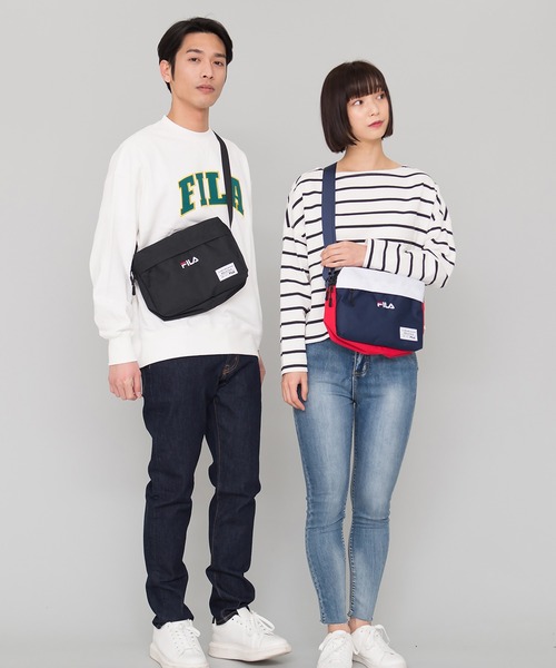 FILA(フィラ)★UNISEX_インターナショナルクロスバッグ_3色 FILA/フィラ】ショルダーバッグ/フロント刺繍/ユニセックス