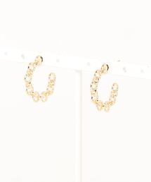 メタルフープピアス